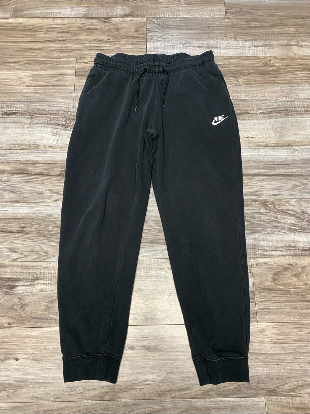 Nike Sweatpants Mens Medium Black Sportswear Club Fleece Tapered Jogger Pants